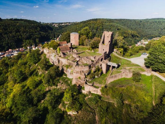 Chateau vue du ciel