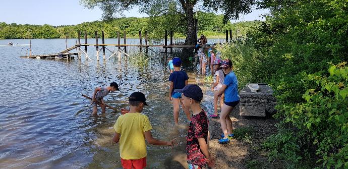 Accueil scolaire activité baignade