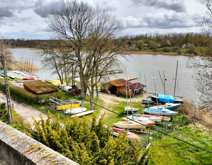 Espace activité nautique vue de haut