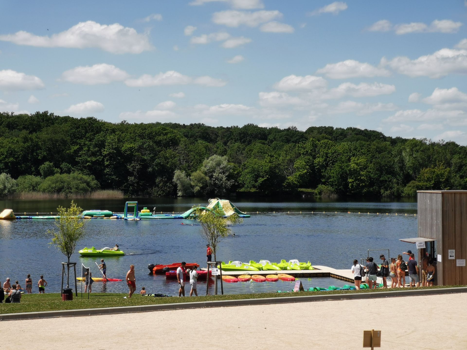 Vue global activités aquatiques Vue global activités aquatiques